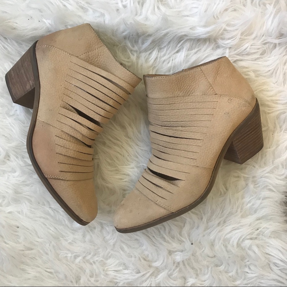 Lucky Brand Leather Booties size 9 - Picture 1 of 7